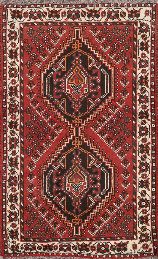 Geometric Shiraz Persian Area Rug 4x5