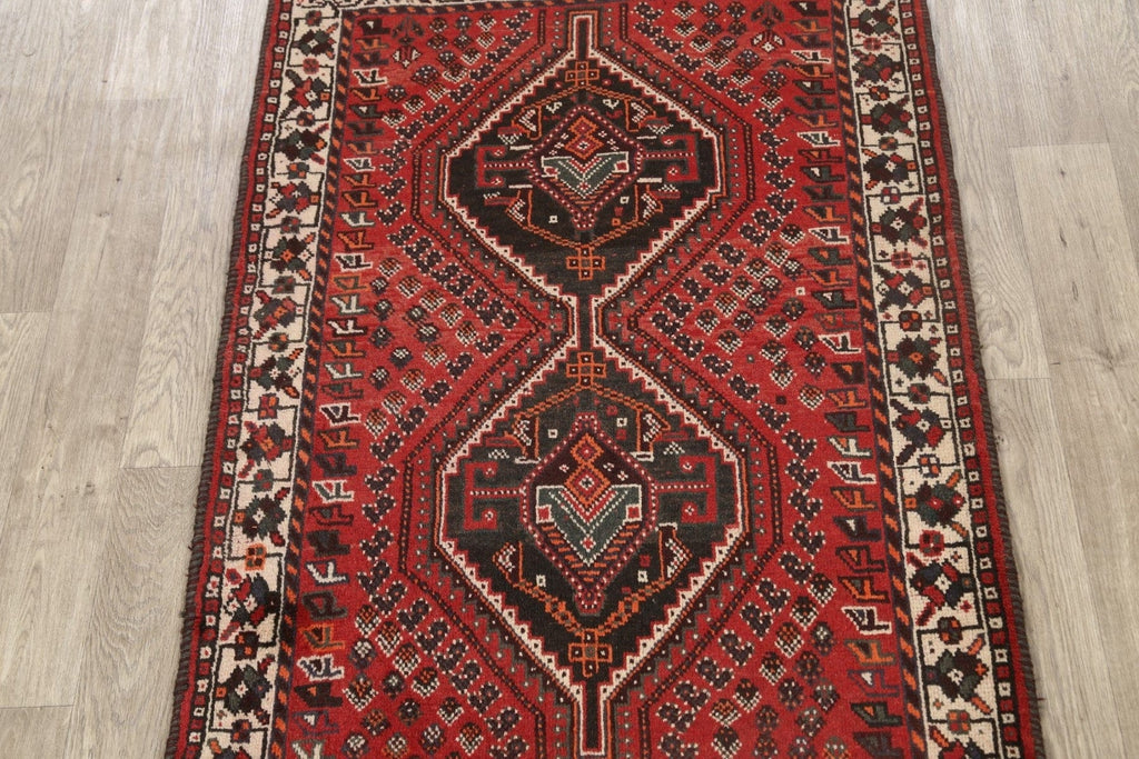 Geometric Shiraz Persian Area Rug 4x5