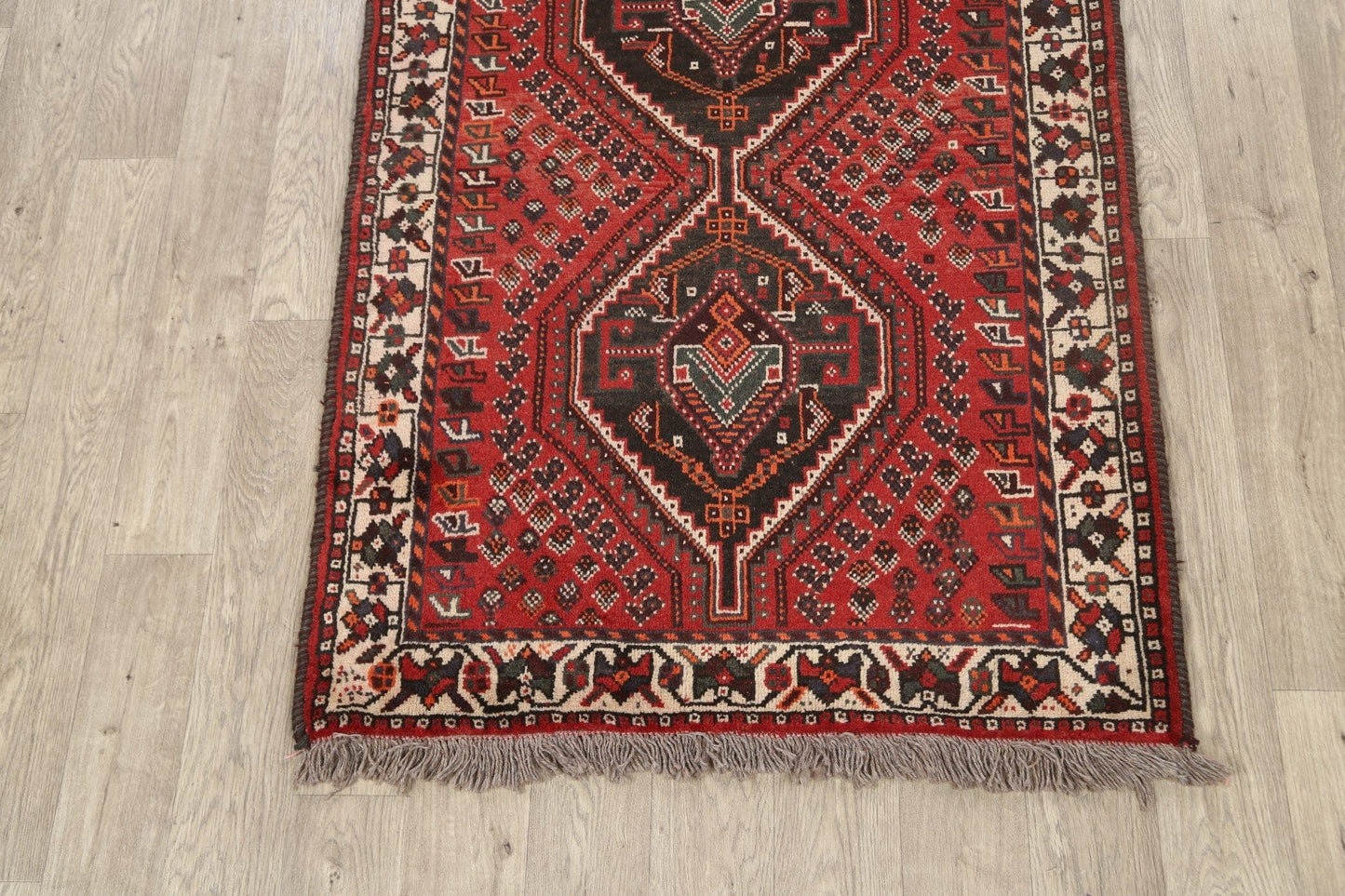 Geometric Shiraz Persian Area Rug 4x5