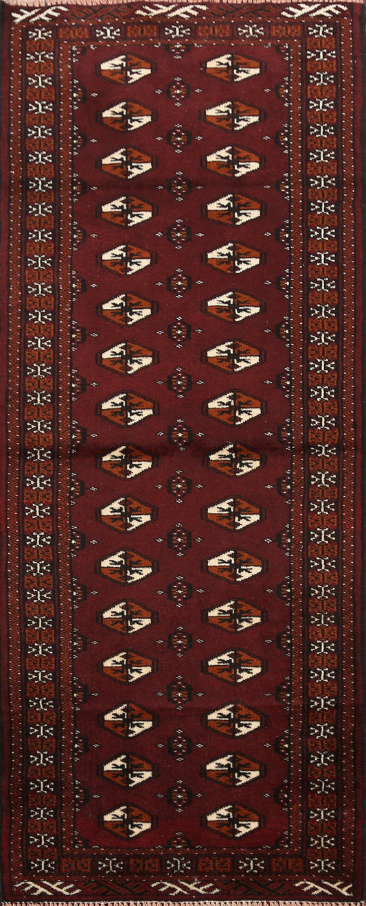 Geometric Bokhara Persian Runner Rug 2x6
