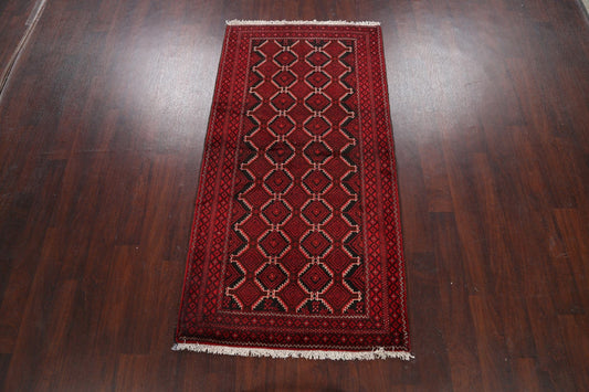 Geometric Balouch Persian Area Rug 3x6