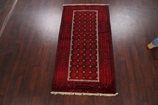 Geometric Balouch Persian Area Rug 3x6