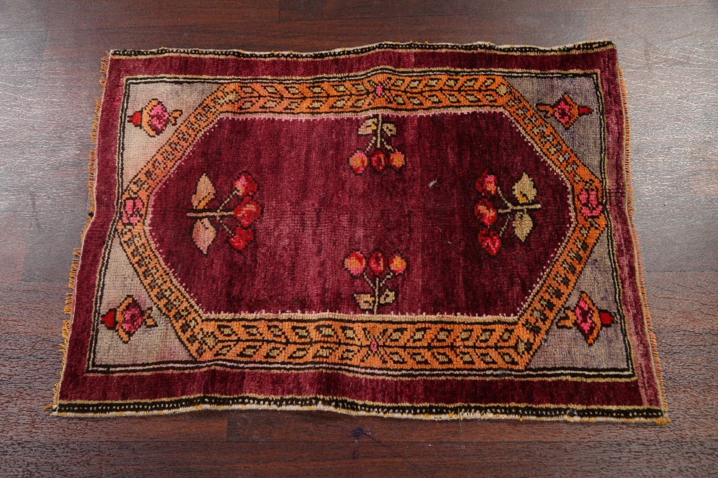 Geometric Oushak Oriental Area Rug 2x3