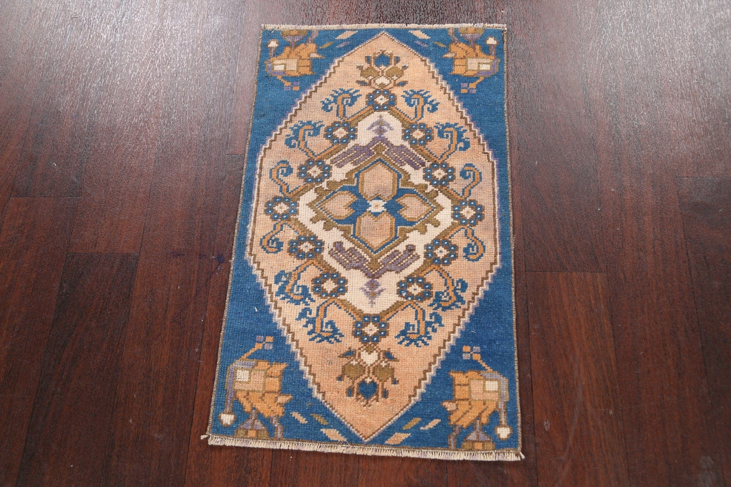 Geometric Oushak Oriental Area Rug 2x2