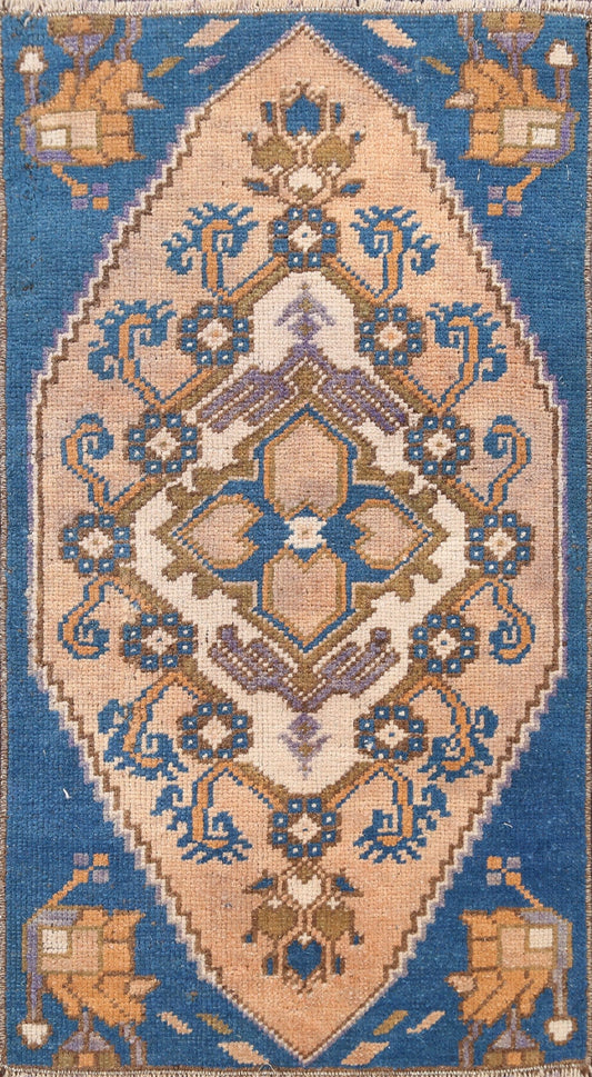 Geometric Oushak Oriental Area Rug 2x2