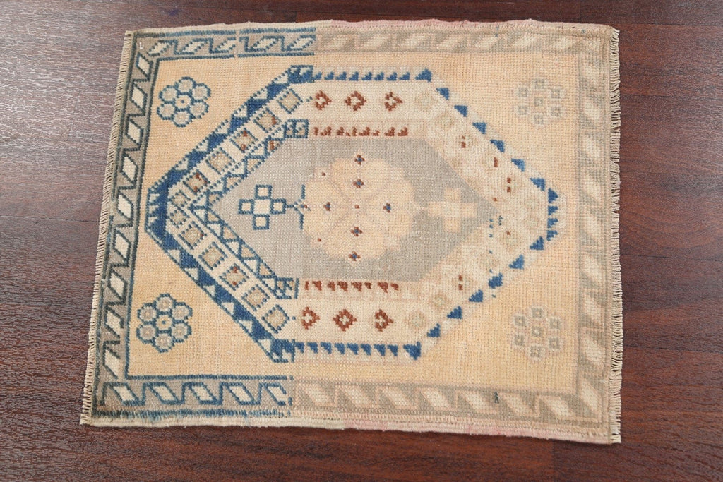 Geometric Oushak Oriental Area Rug 2x2 Square