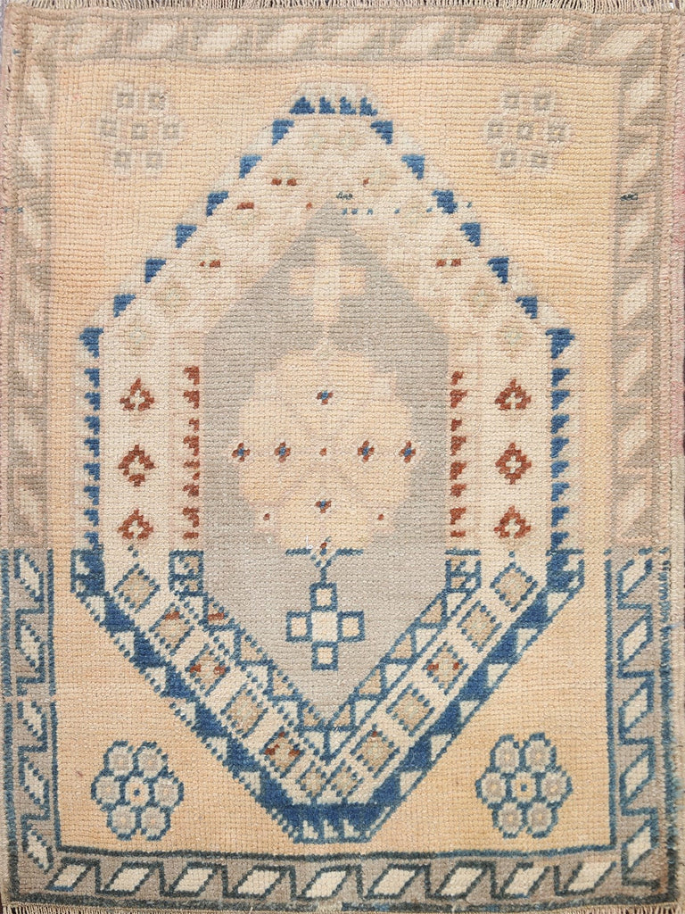 Geometric Oushak Oriental Area Rug 2x2 Square