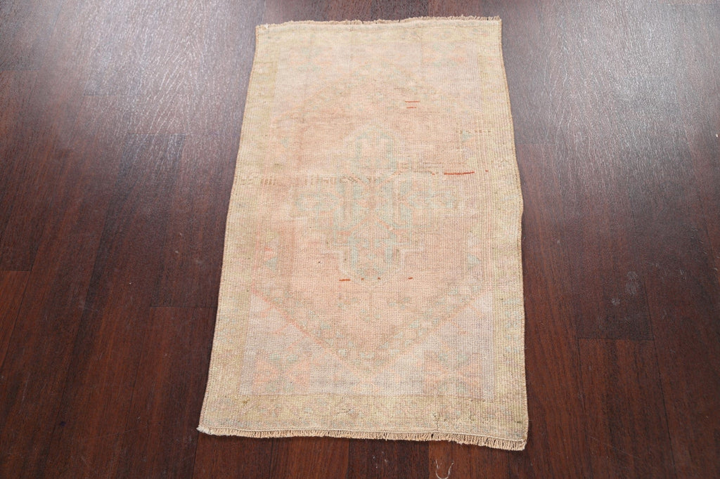 Geometric Oushak Oriental Area Rug 2x3