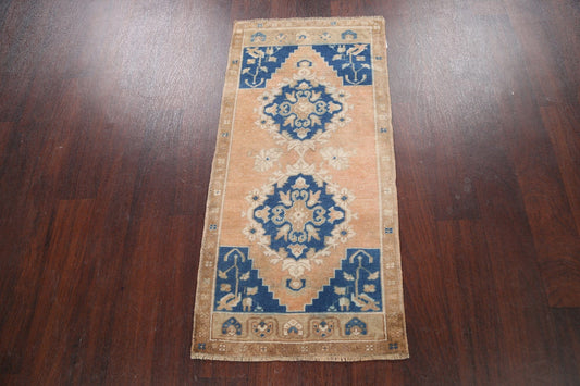 Geometric Oushak Oriental Area Rug 2x4