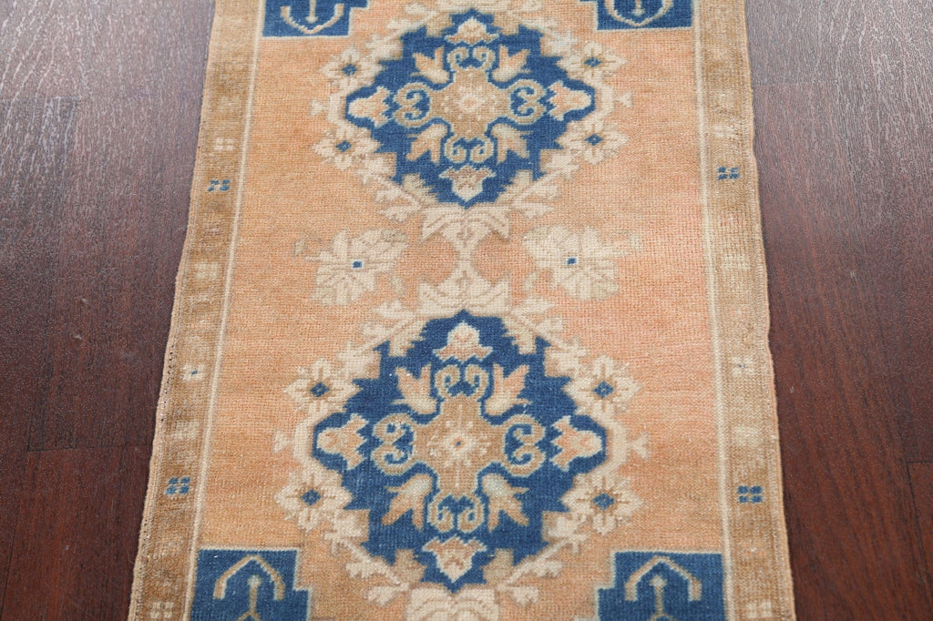 Geometric Oushak Oriental Area Rug 2x4