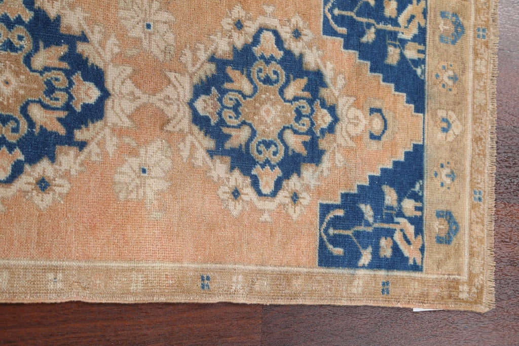 Geometric Oushak Oriental Area Rug 2x4