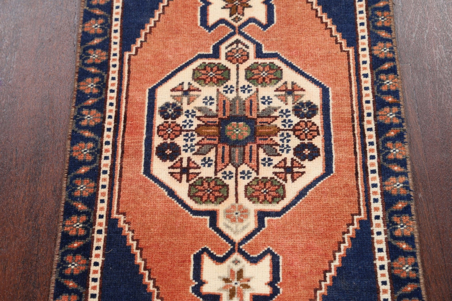 Set of 2 Geometric Oushak Oriental Area Rugs 1x3