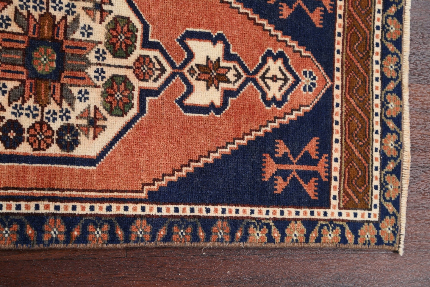 Set of 2 Geometric Oushak Oriental Area Rugs 1x3