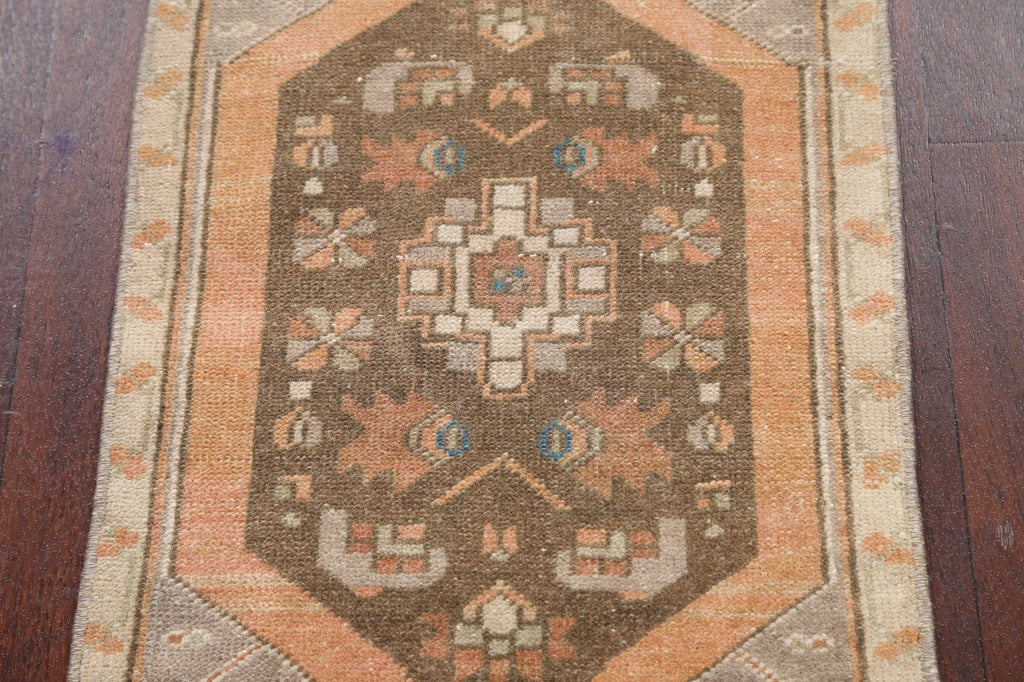 Geometric Oushak Oriental Area Rug 1x3