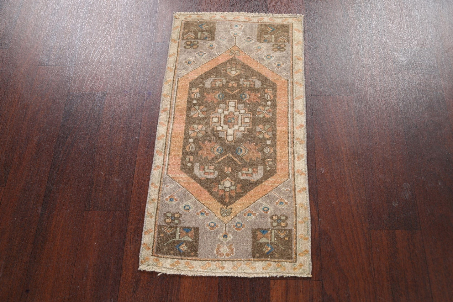 Geometric Oushak Oriental Area Rug 1x3