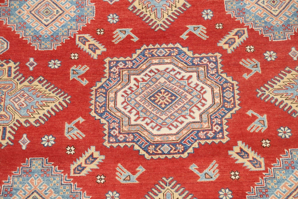 100% Vegetable Dye Round Super Kazak Oriental Area Rug 9x9