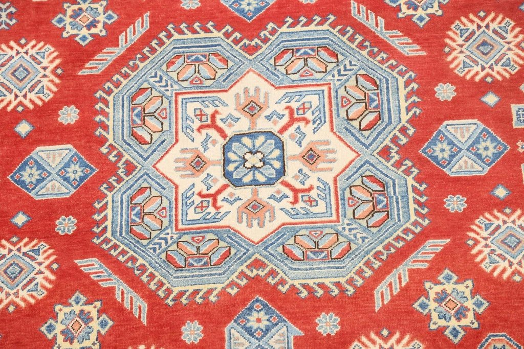 Geometric Kazak Oriental Area Rug 8x8 Round