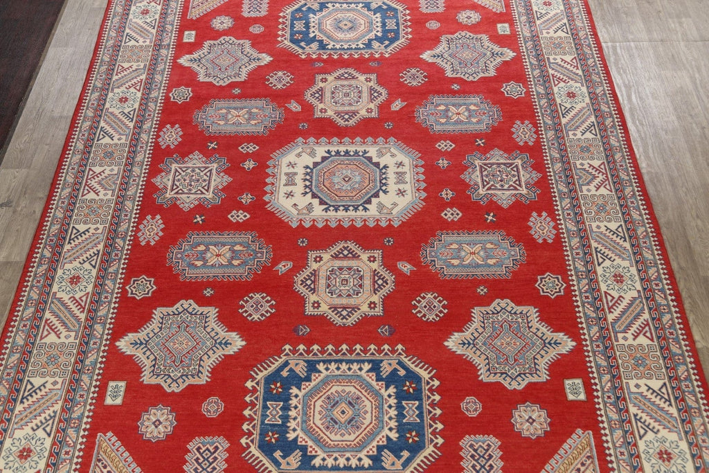 100% Vegetable Dye Super Kazak Oriental Area Rug 10x14