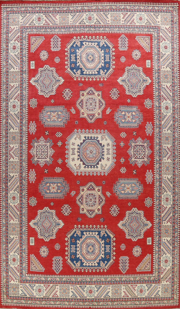 100% Vegetable Dye Super Kazak Oriental Area Rug 10x14