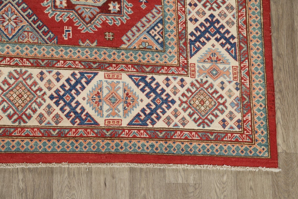 100% Vegetable Dye Super Kazak Oriental Area Rug 9x12