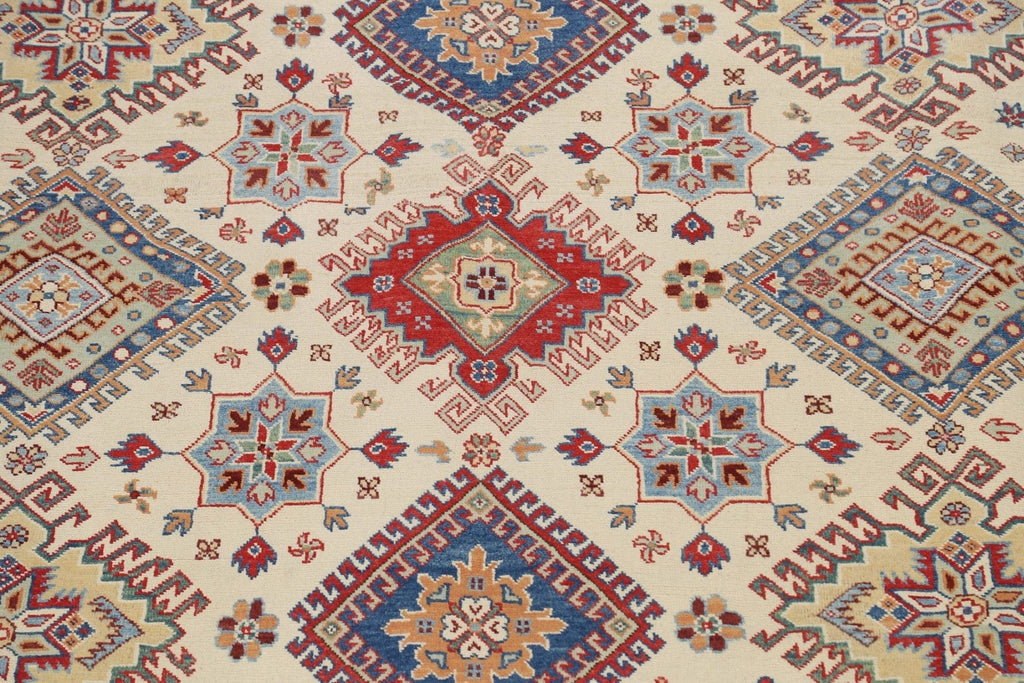 100% Vegetable Dye Super Kazak Oriental Area Rug 9x12