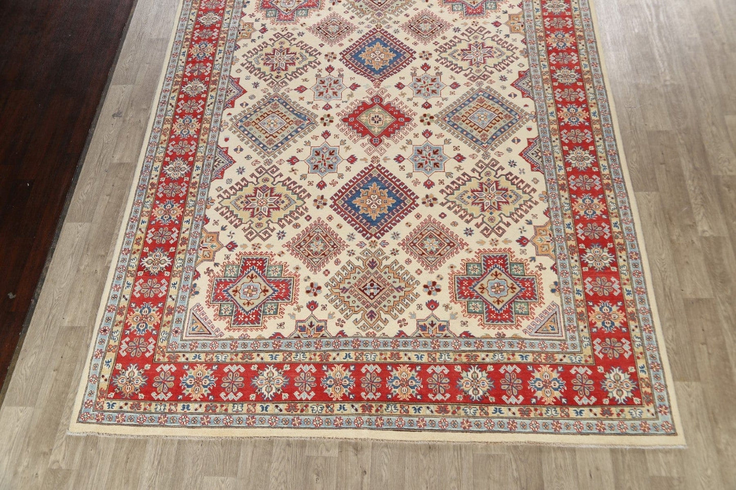 100% Vegetable Dye Super Kazak Oriental Area Rug 9x12