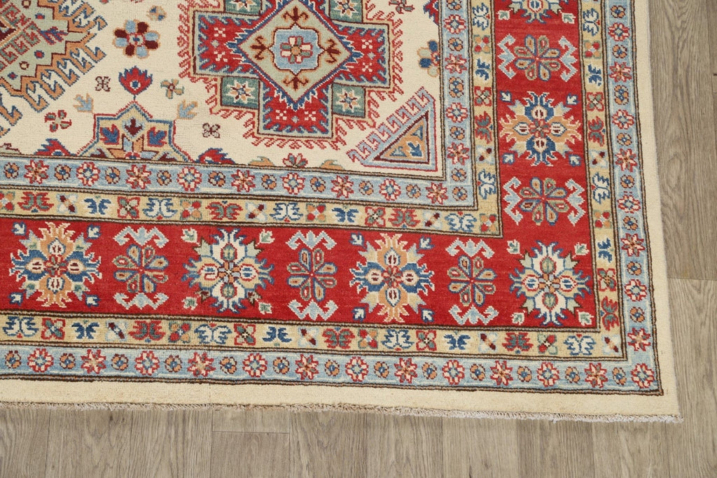 100% Vegetable Dye Super Kazak Oriental Area Rug 9x12