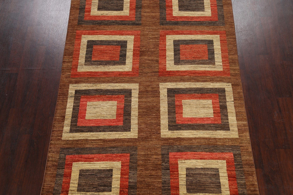 100% Vegetable Dye Gabbeh Kashkoli Oriental Area Rug 6x9