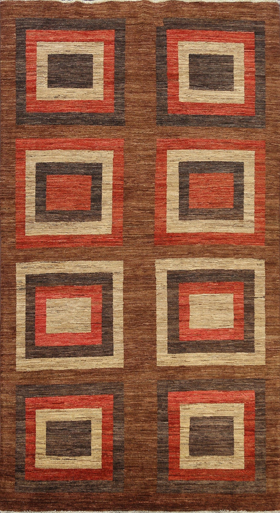 100% Vegetable Dye Gabbeh Kashkoli Oriental Area Rug 6x9