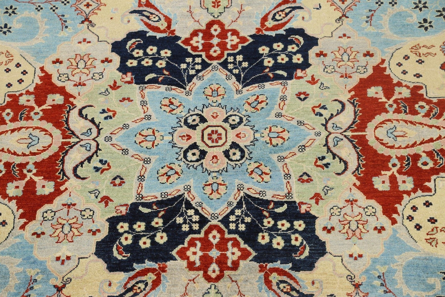 100% Vegetable Dye Floral Bakhtiari Oriental Area Rug 8x10