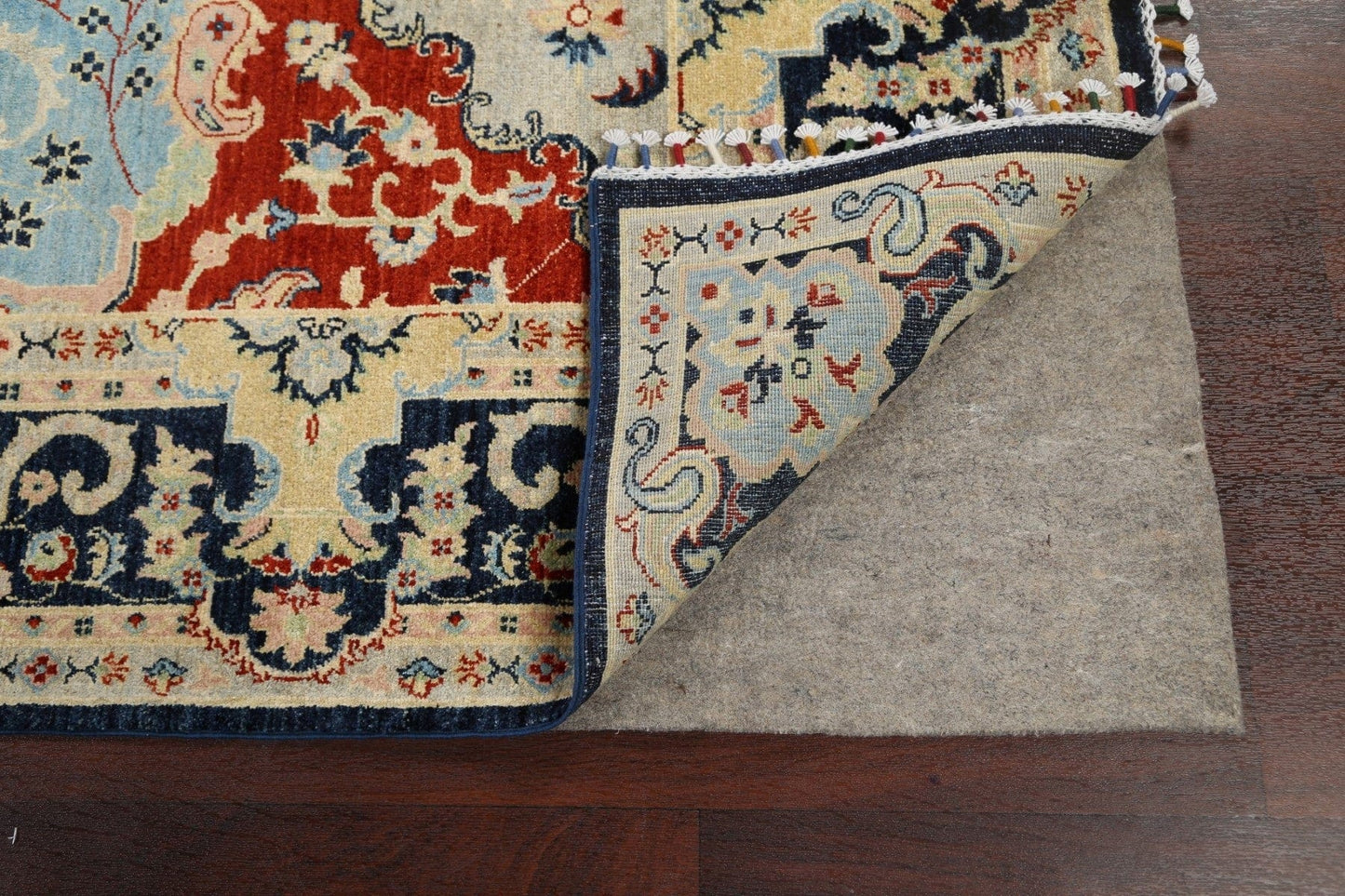 100% Vegetable Dye Floral Bakhtiari Oriental Area Rug 8x10