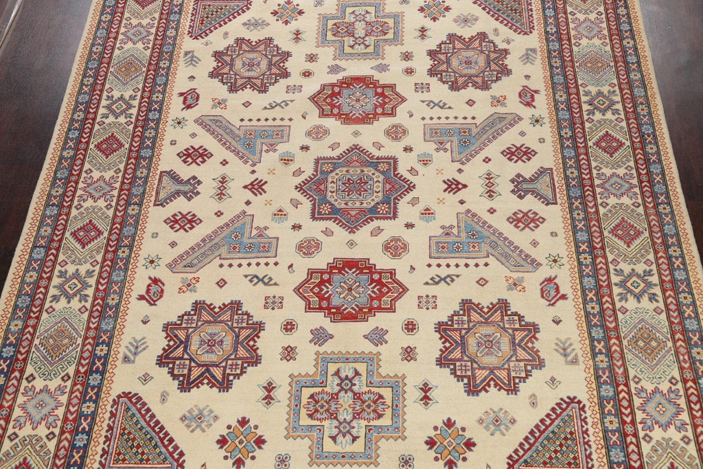 100% Vegetable Dye Super Kazak Oriental Area Rug 9x12