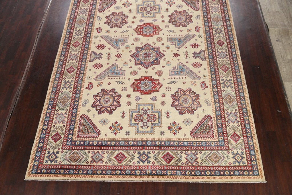 100% Vegetable Dye Super Kazak Oriental Area Rug 9x12