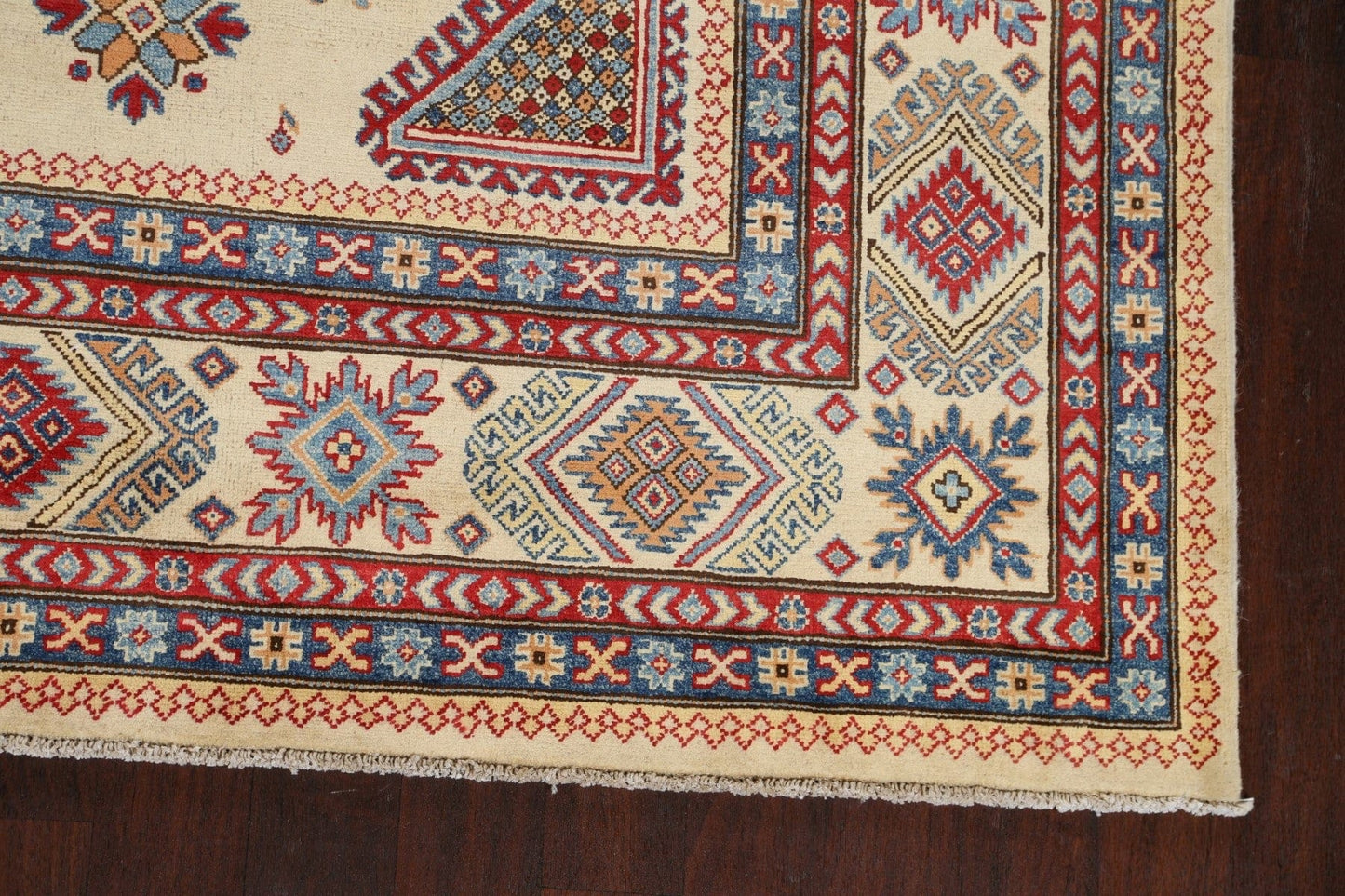 100% Vegetable Dye Super Kazak Oriental Area Rug 9x12