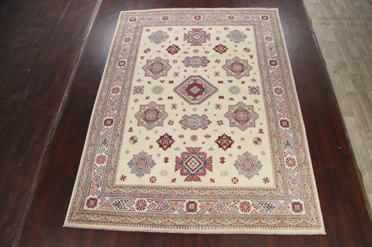 Vegetable Dye Super Kazak Oriental Area Rug 9x12