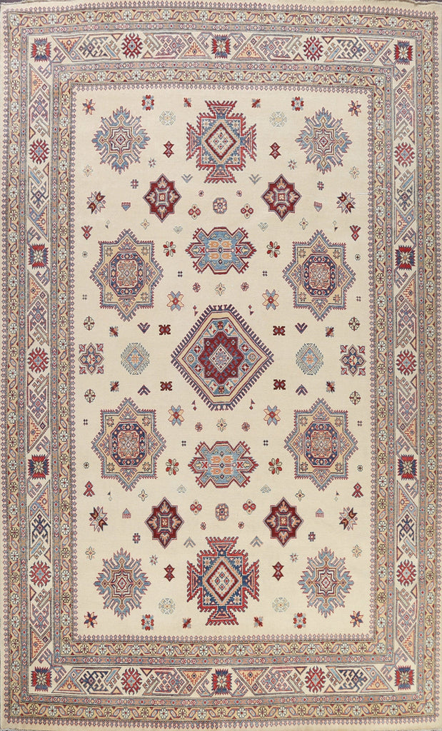 Vegetable Dye Super Kazak Oriental Area Rug 9x12