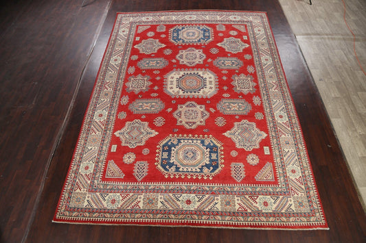 100% Vegetable Dye Super Kazak Oriental Area Rug 10x14