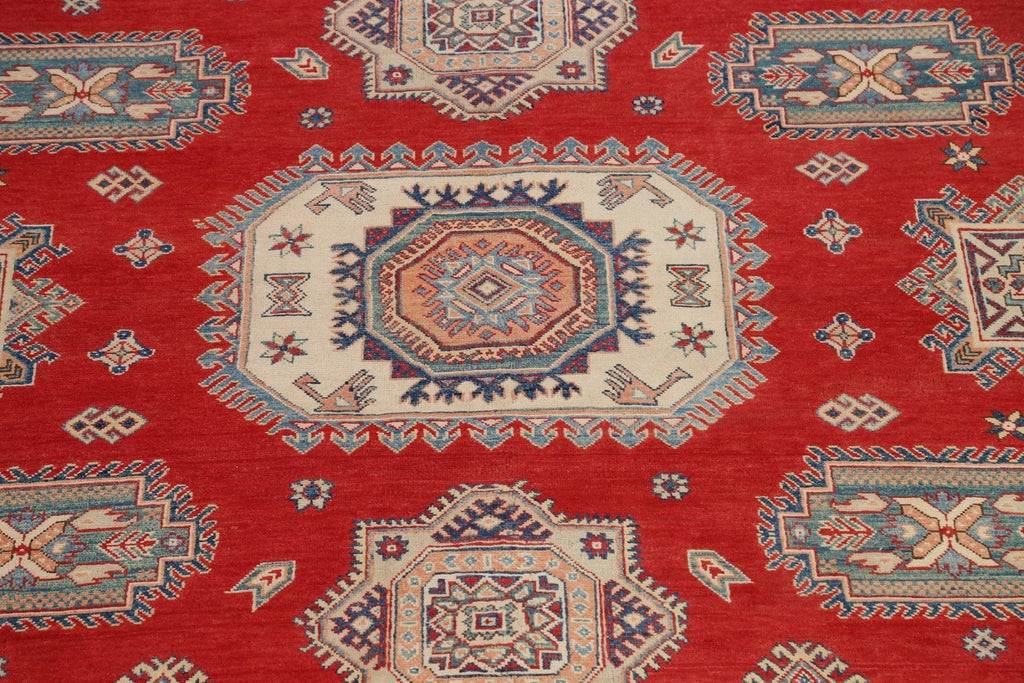 100% Vegetable Dye Super Kazak Oriental Area Rug 10x14