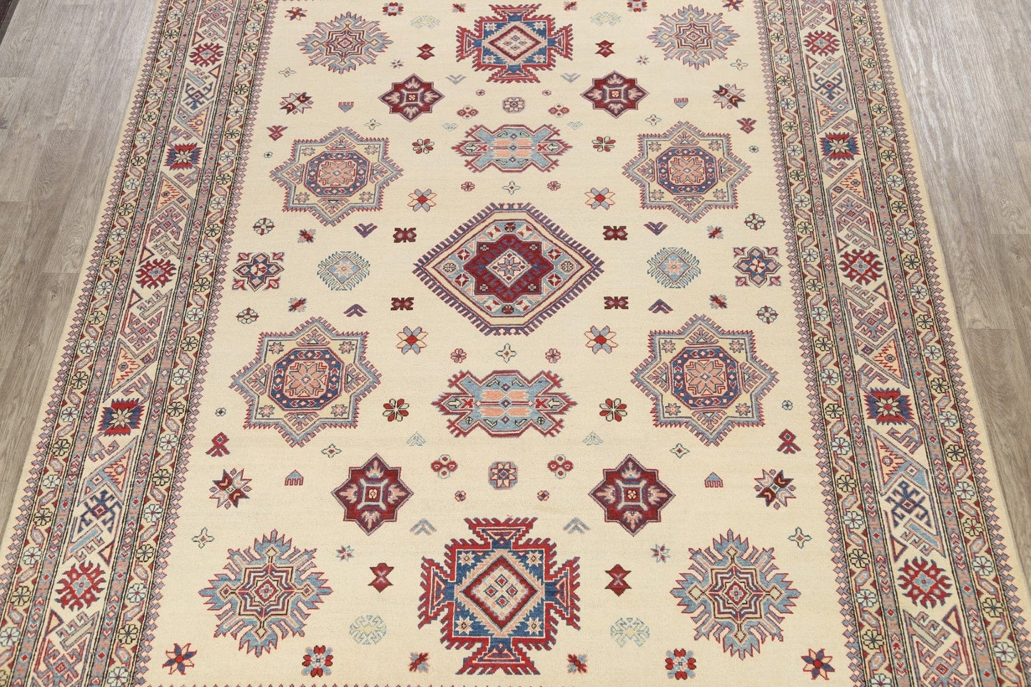 100% Vegetable Dye Super Kazak Oriental Area Rug 9x12