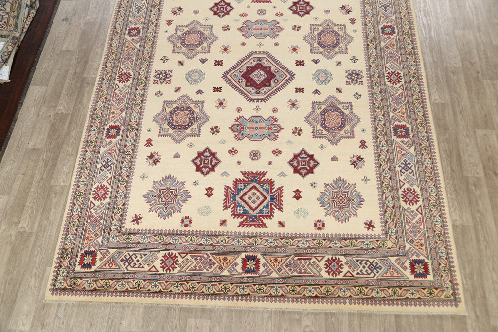 100% Vegetable Dye Super Kazak Oriental Area Rug 9x12