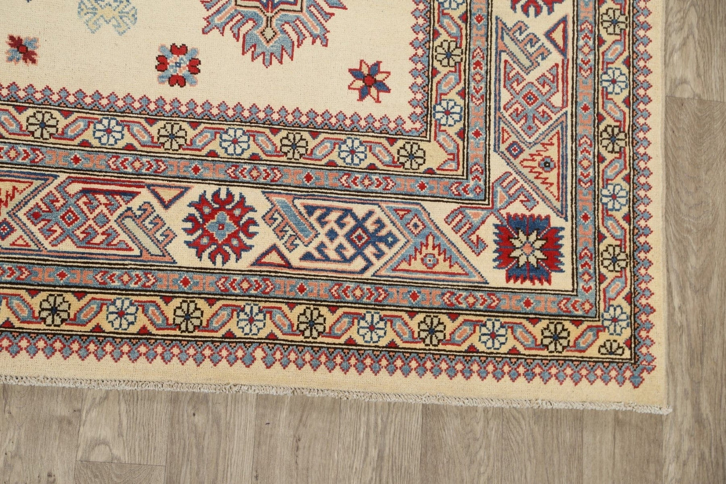 100% Vegetable Dye Super Kazak Oriental Area Rug 9x12