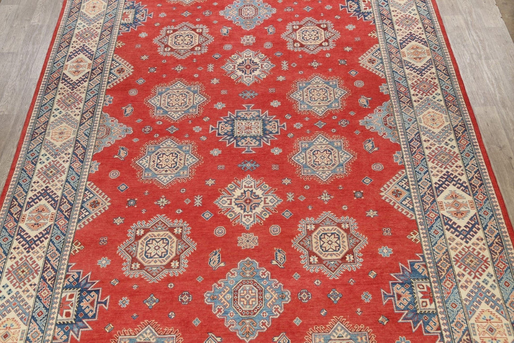 100% Vegetable Dye Super Kazak Oriental Area Rug 10x14