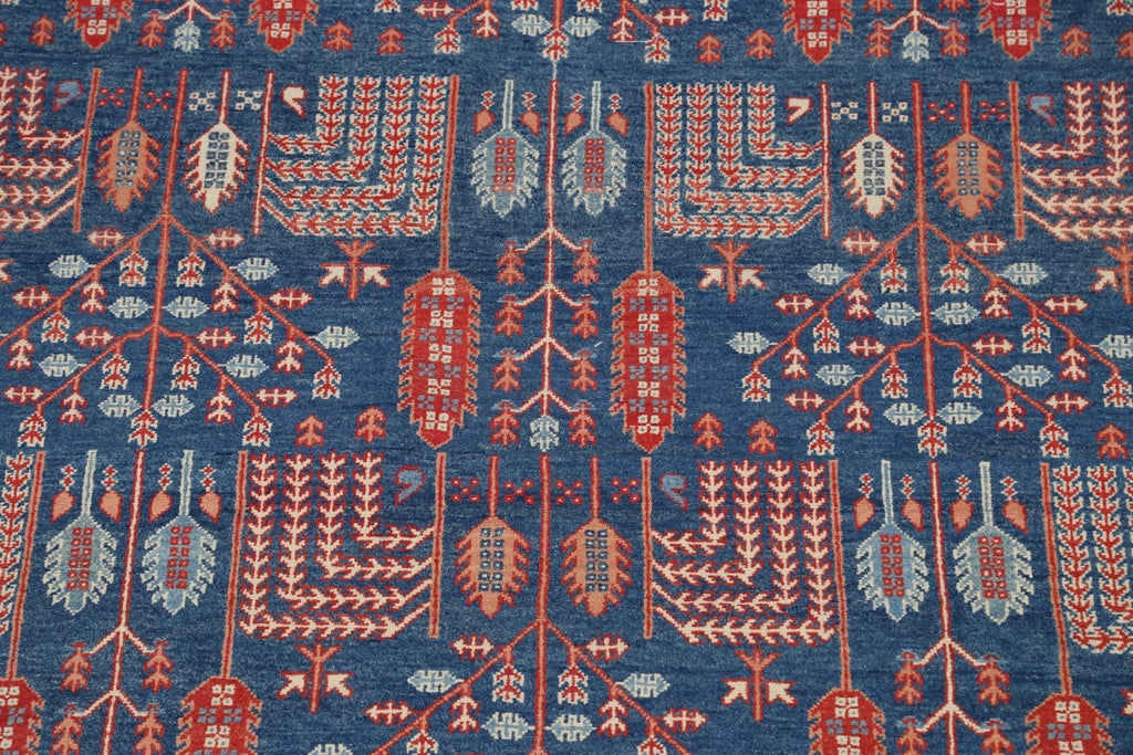 100% Vegetable Dye Super Kazak Oriental Area Rug 9x10