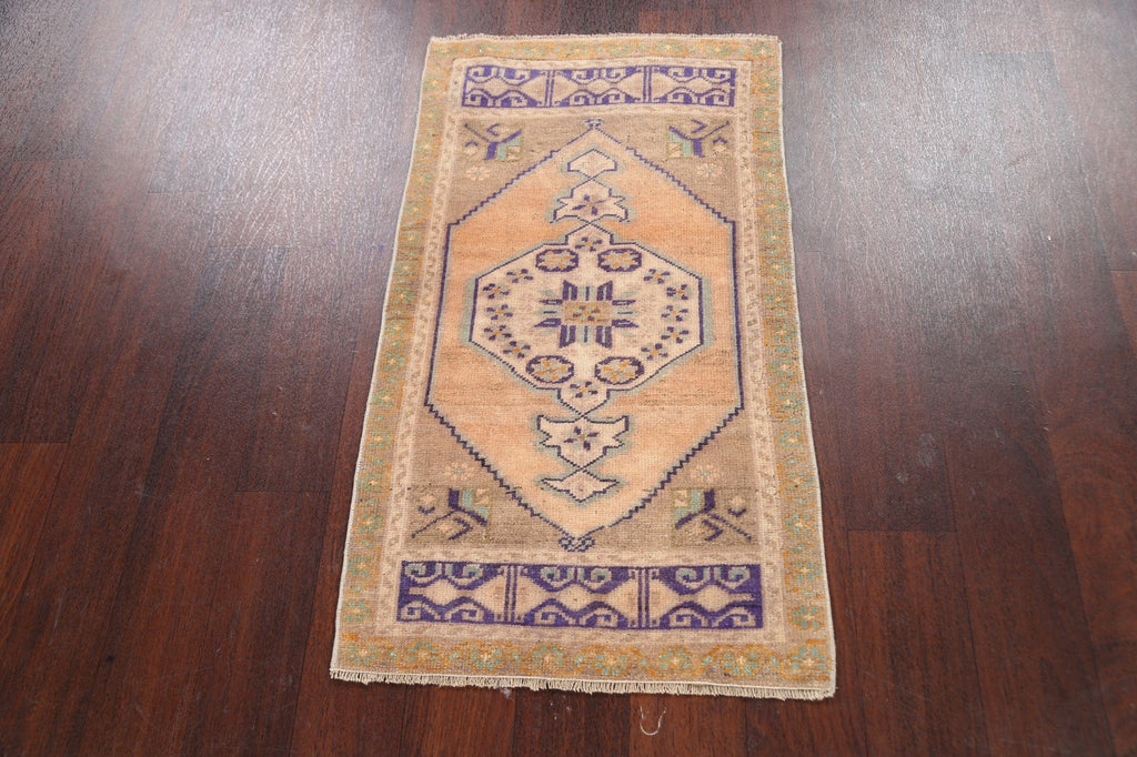 Geometric Oushak Oriental Area Rug 2x3