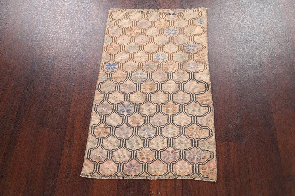 Geometric Anatolian Oriental Area Rug 2x3