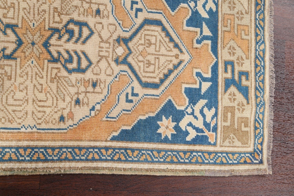 Geometric Oushak Oriental Area Rug 2x4