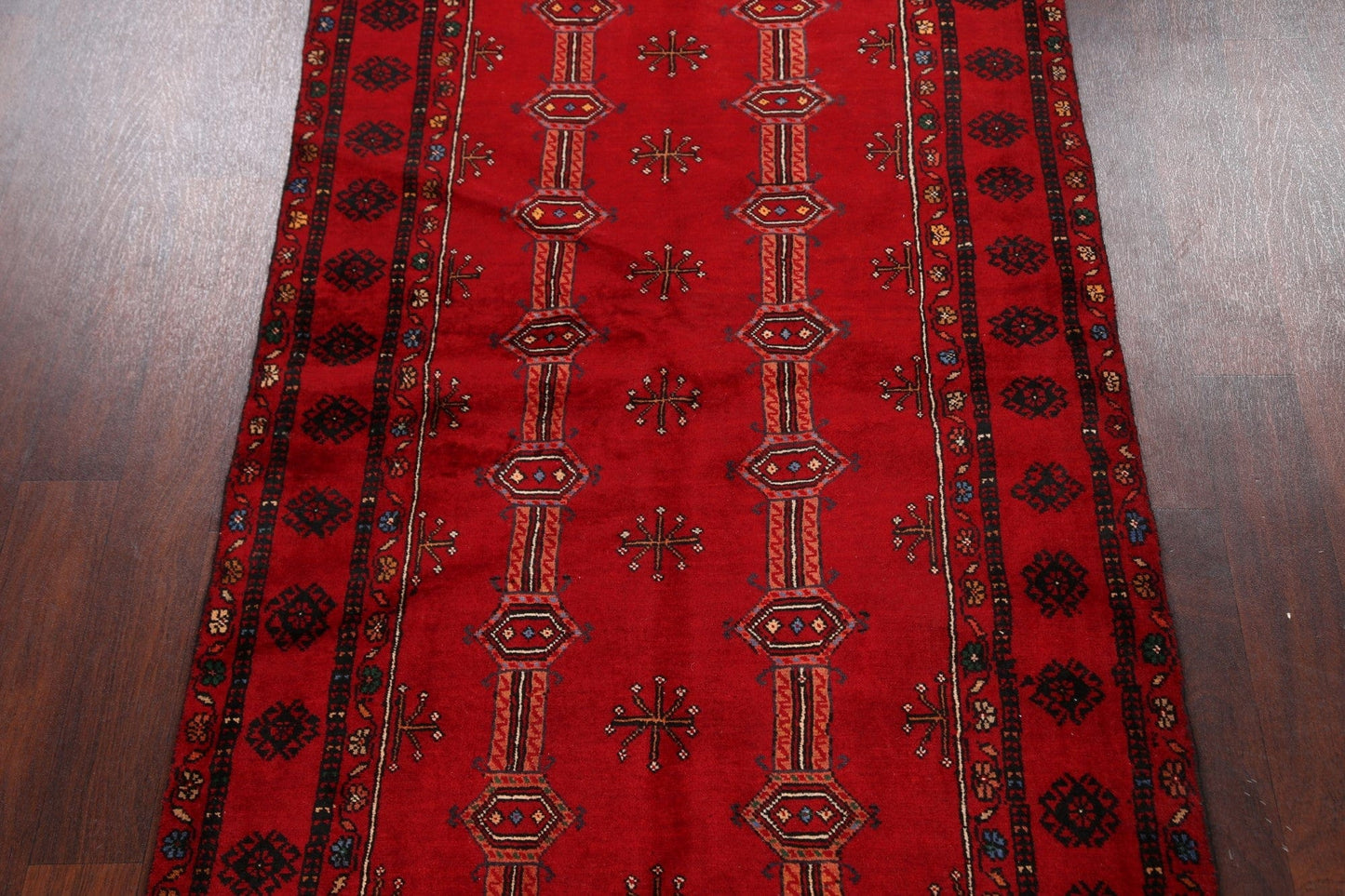 Geometric Balouch Persian Area Rug 4x6