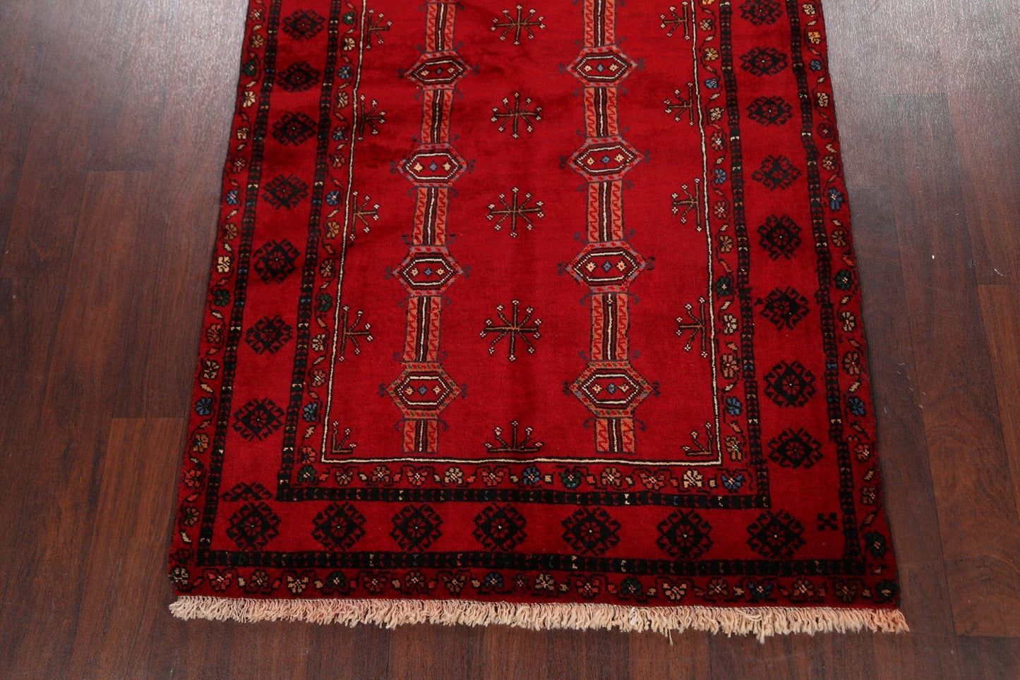 Geometric Balouch Persian Area Rug 4x6