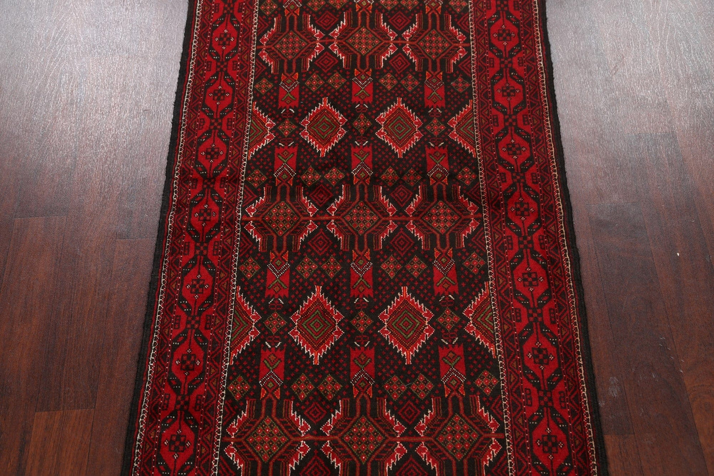 Geometric Balouch Persian Area Rug 3x6