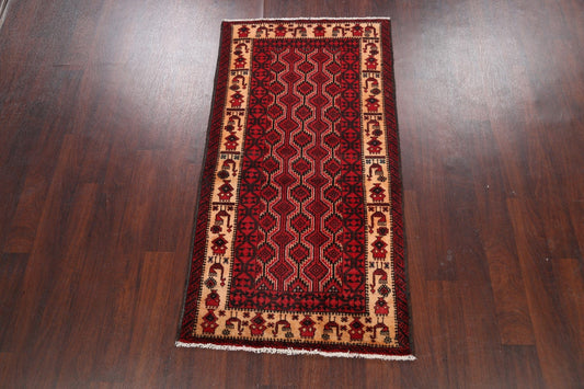 Geometric Balouch Persian Area Rug 3x6